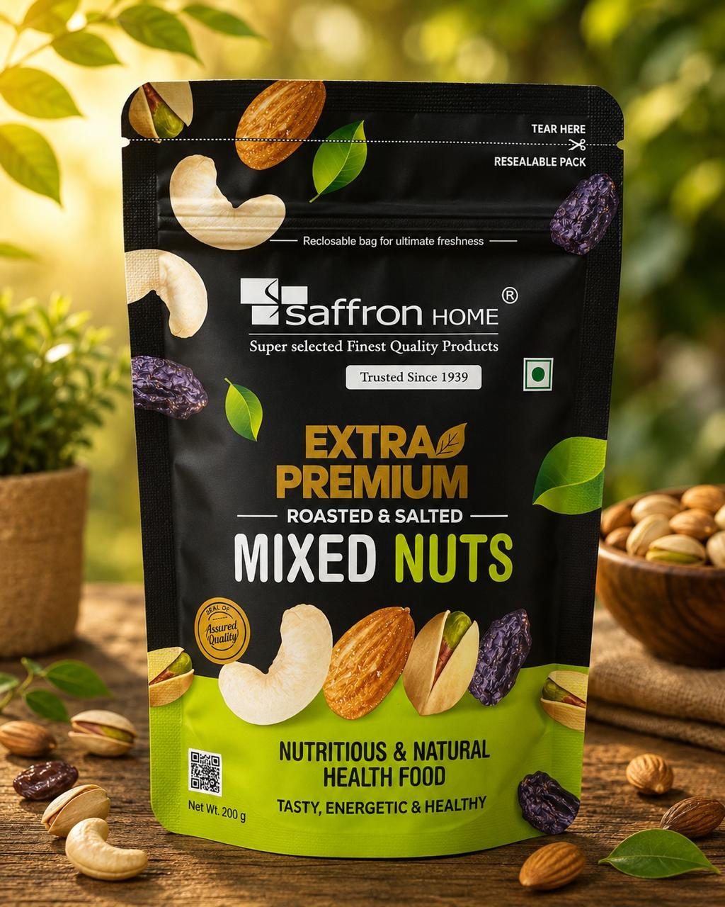 Roasted Mixed Nuts 200g
