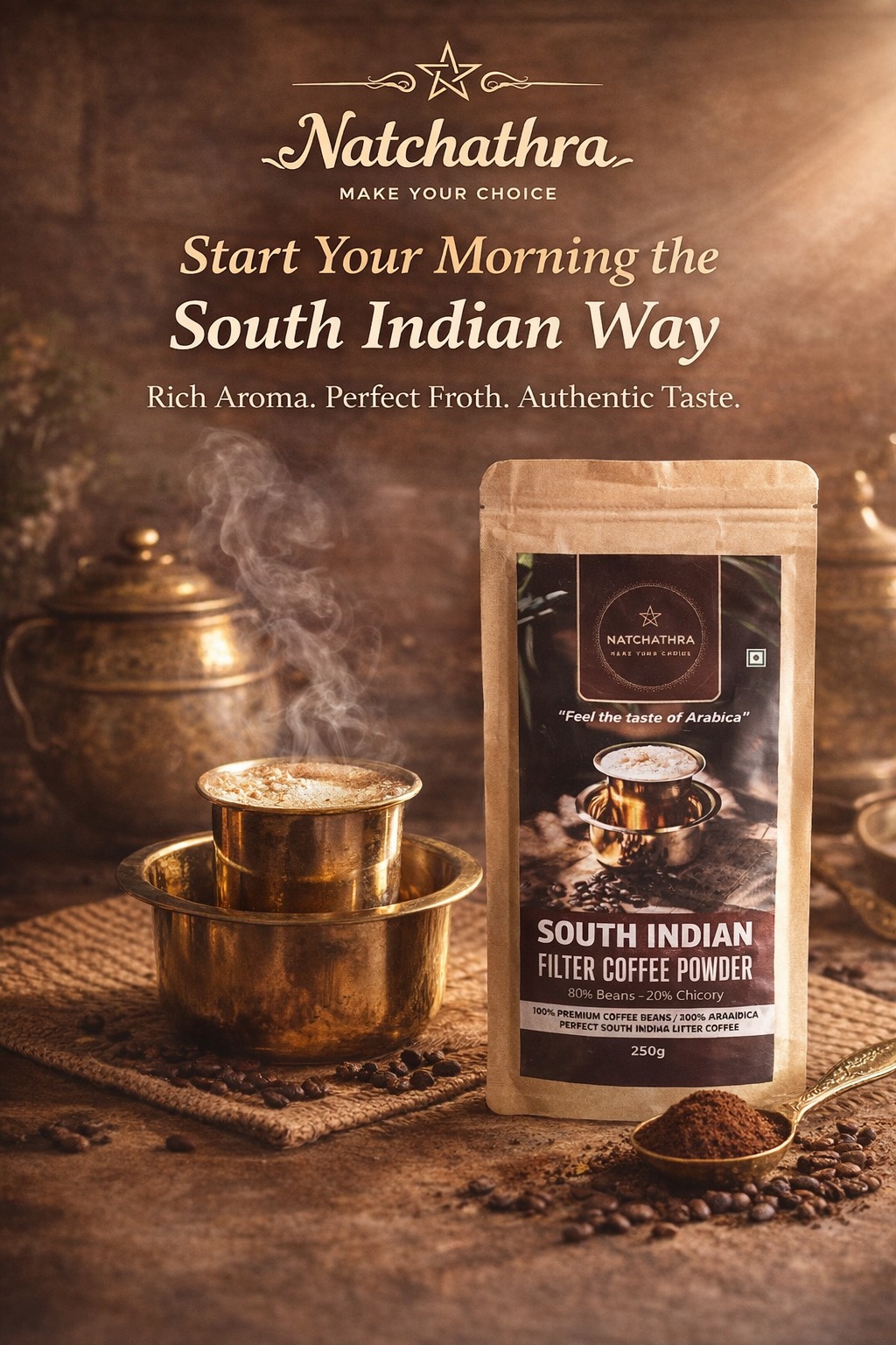 Filter Coffee Powder 60:40 250 G