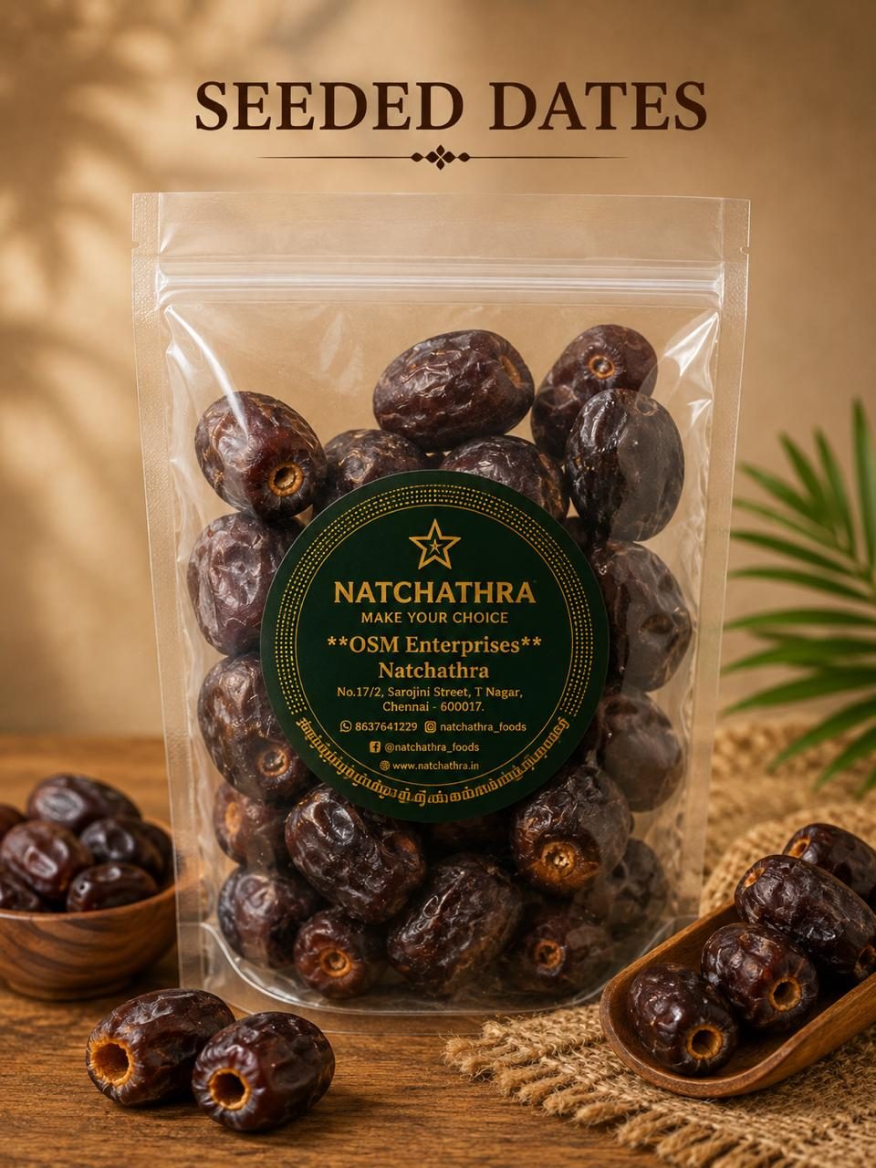 Seeded Dates 100g